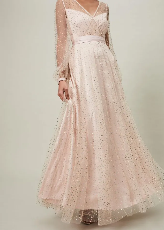 Phase Eight Dresses Ashley Embellished Sheer Maxi Dress Champagne 8211 Women Phase Eight Dresses Ashley Embellished Sheer Maxi Dress Champagne 8211 Women