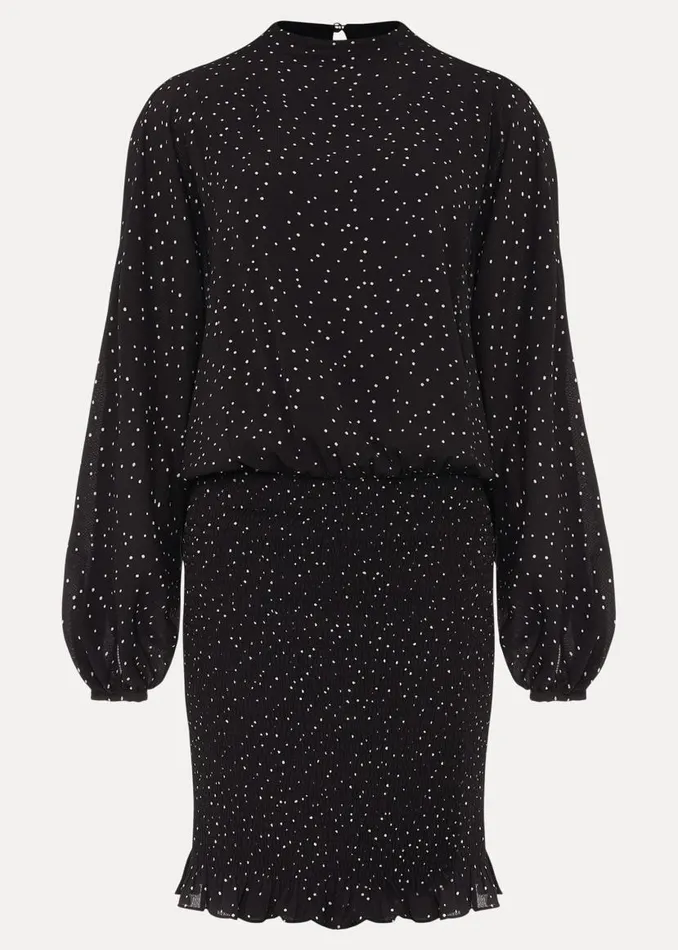 Phase Eight Dresses Becca Spot Print Dress Blackivory 8211 Women
