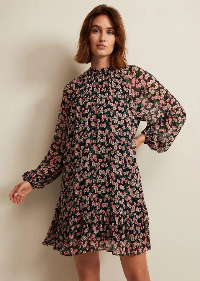 Phase Eight Dresses Betty Floral Print Swing Dress Multicoloured 8211 Women