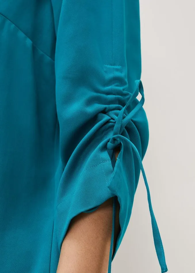Phase Eight Dresses Ceiara Ruched Sleeve Tunic Dress Teal 8211 Women