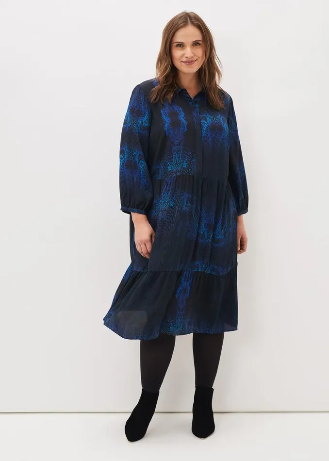 Phase Eight Dresses Charlotte Snake Print Dress Cobaltmulti 8211 Women