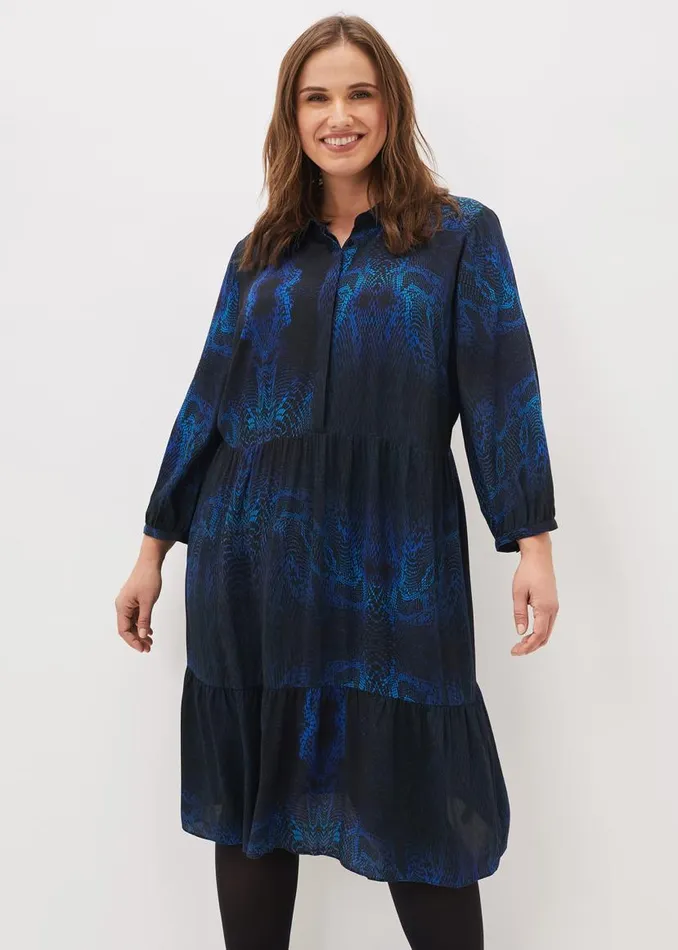 Phase Eight Dresses Charlotte Snake Print Dress Cobaltmulti 8211 Women