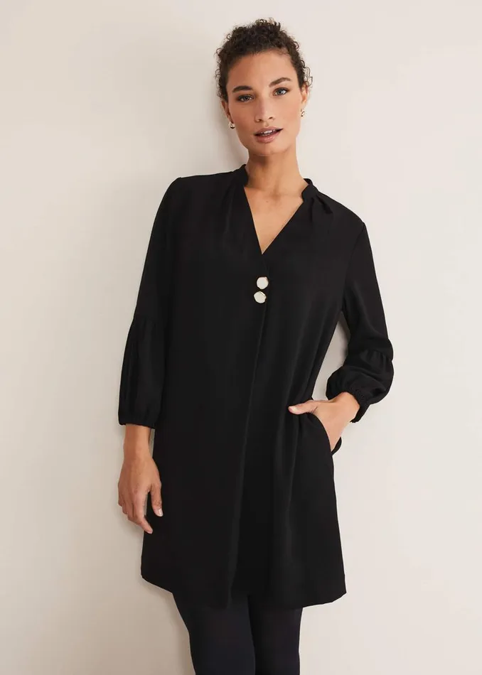 Phase Eight Dresses Charlotte Tunic Dress Black 8211 Women