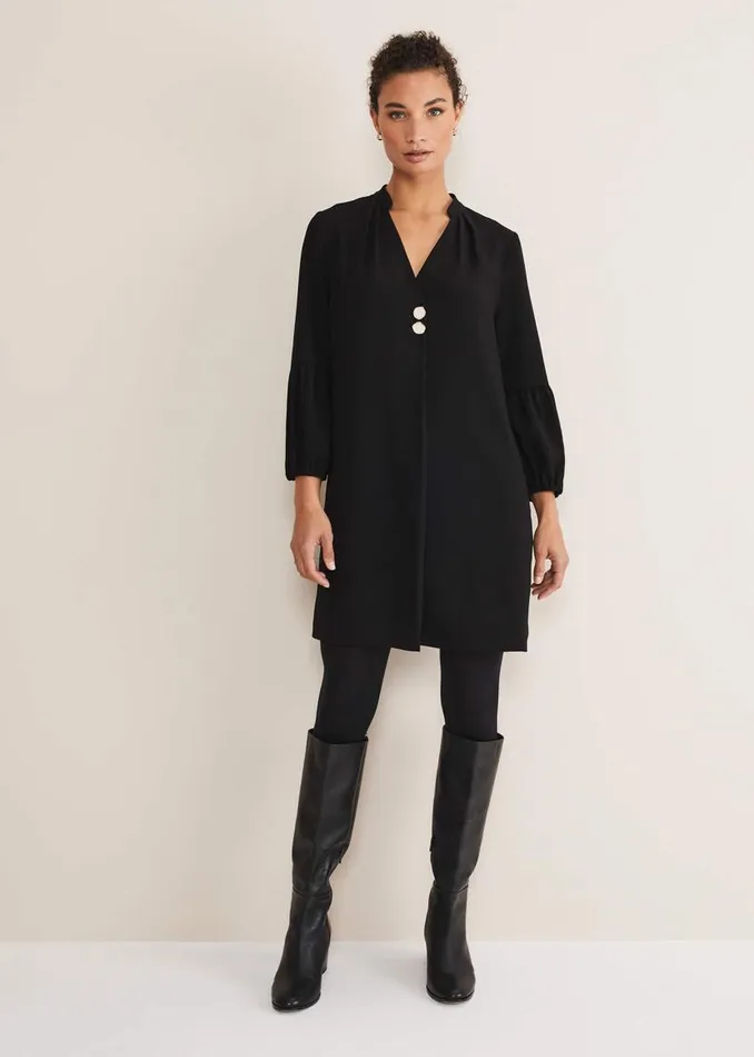 Phase Eight Dresses Charlotte Tunic Dress Black 8211 Women