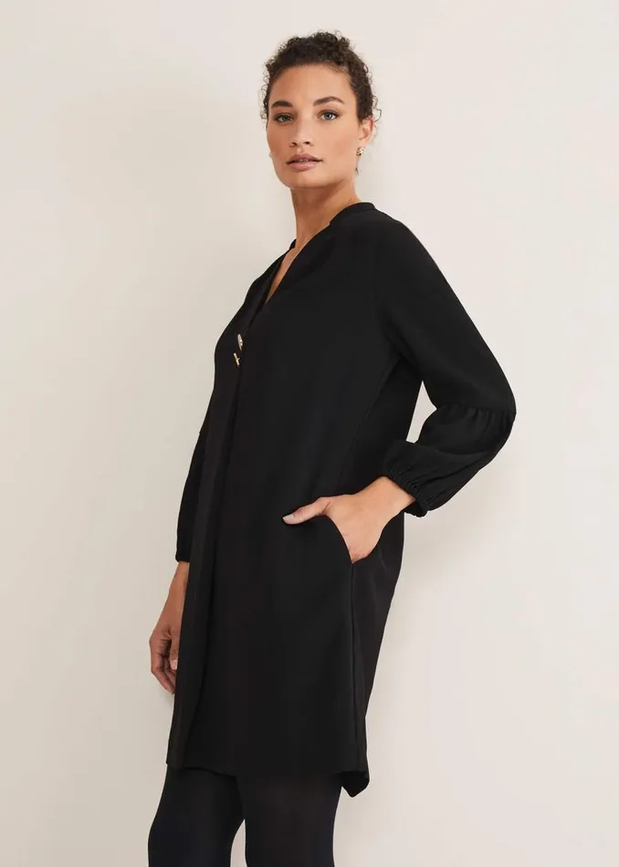 Phase Eight Dresses Charlotte Tunic Dress Black 8211 Women