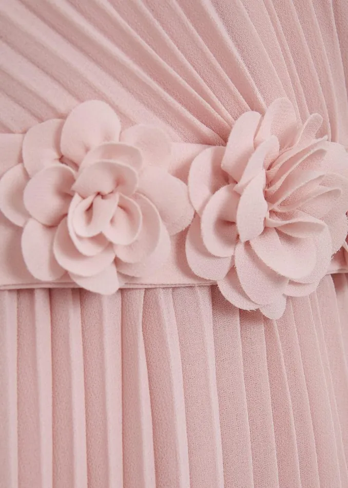 Phase Eight Dresses Cressida Pleated Midi Dress Antique Rose 8211 Women