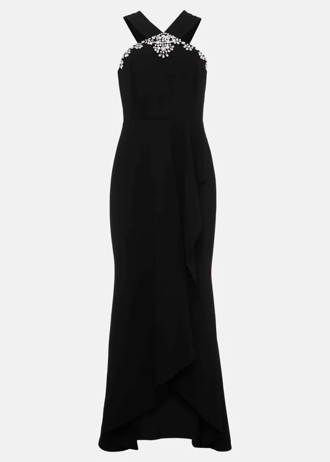 Phase Eight Dresses Danica Black Embellished Maxi Dress Black 8211 Women
