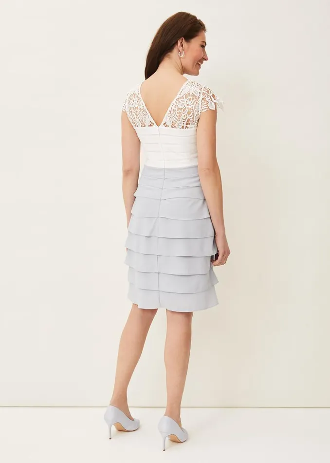 Phase Eight Dresses Faith Contrast Fitted Dress Ivorymineral 8211 Women