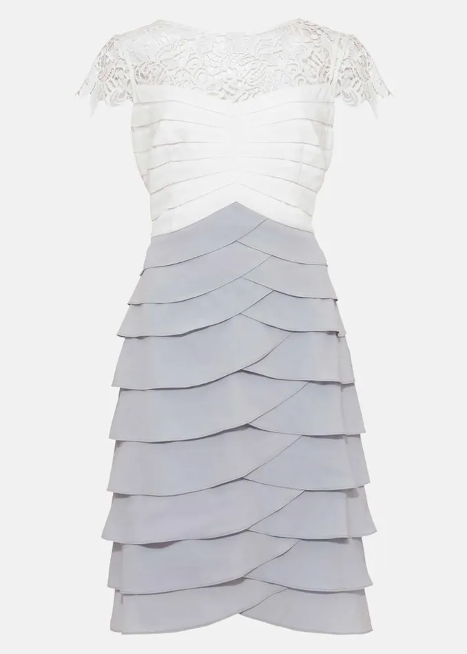 Phase Eight Dresses Faith Contrast Fitted Dress Ivorymineral 8211 Women
