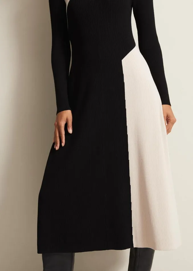Phase Eight Dresses Julie Knitted Colourblock Midaxi Dress Blackmulti 8211 Women Phase Eight Dresses Julie Knitted Colourblock Midaxi Dress Blackmulti 8211 Women