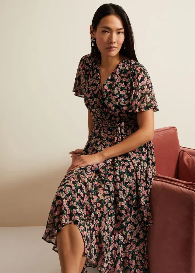 Phase Eight Dresses Juliette Fil Coupe Print Dress Multicoloured 8211 Women