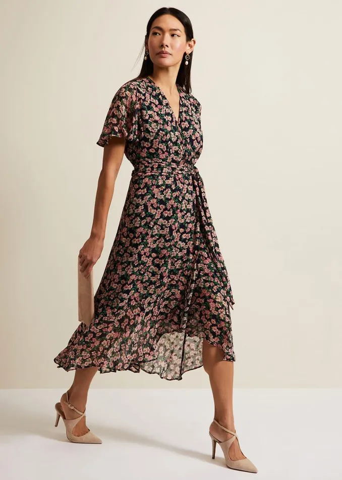 Phase Eight Dresses Juliette Fil Coupe Print Dress Multicoloured 8211 Women
