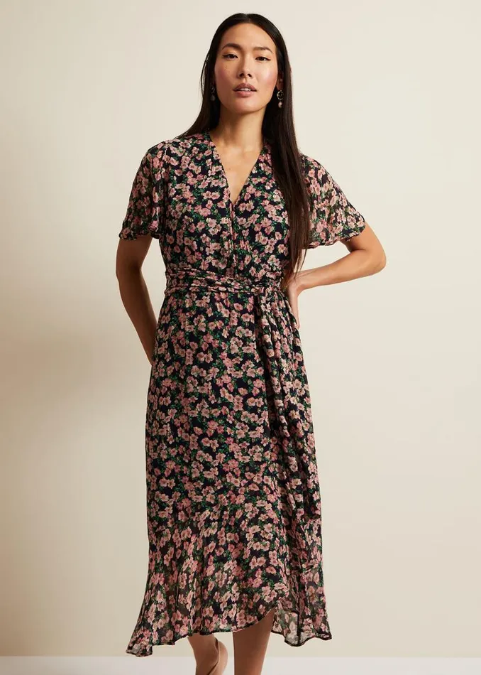 Phase Eight Dresses Juliette Fil Coupe Print Dress Multicoloured 8211 Women