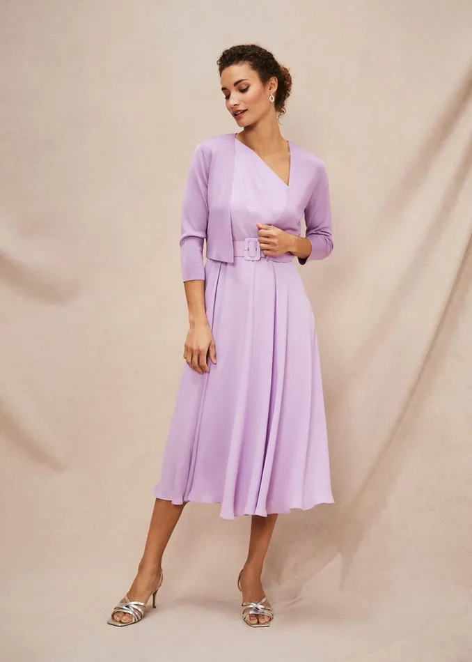 Phase Eight Dresses Kiki One Shoulder Midi Dress Crocus 8211 Women