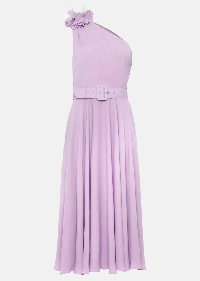 Phase Eight Dresses Kiki One Shoulder Midi Dress Crocus 8211 Women
