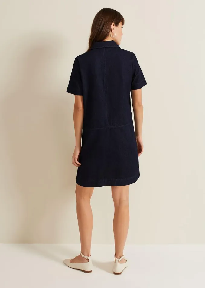 Phase Eight Dresses Larisa Denim Tunic Dress Denim 8211 Women