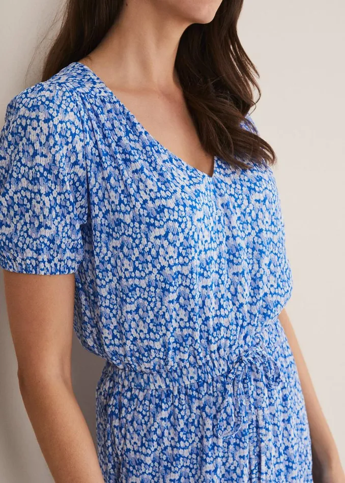 Phase Eight Dresses Melani Ditsy Dress Blue 8211 Women