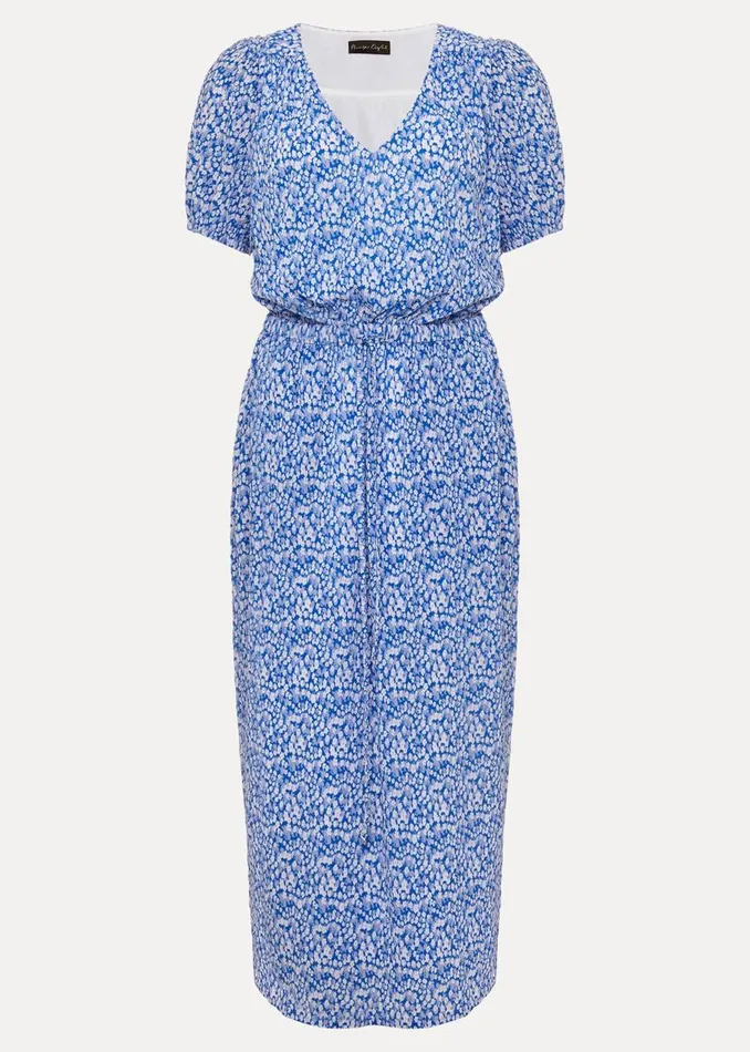 Phase Eight Dresses Melani Ditsy Dress Blue 8211 Women