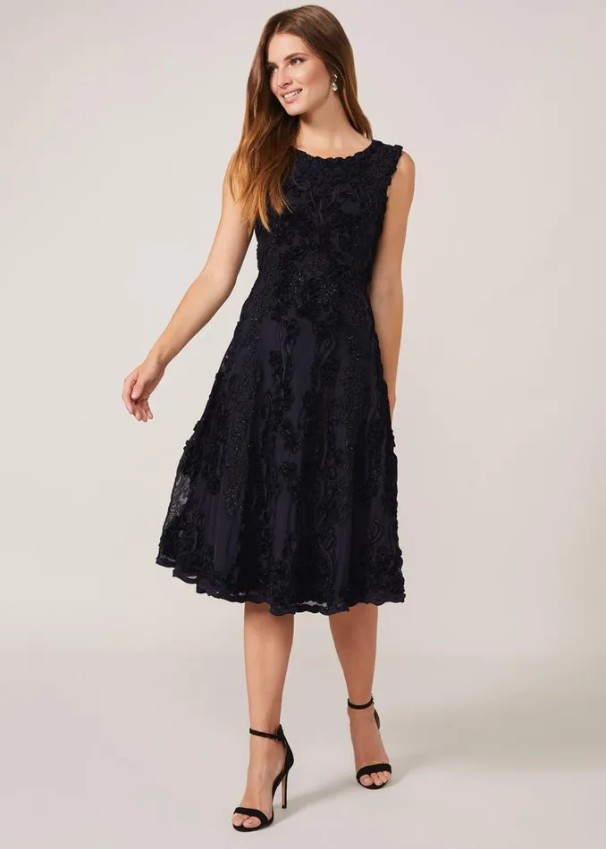Phase Eight Dresses Penelope Tapework Lace Fit And Flare Dress Navy 8211 Women Phase Eight Dresses Penelope Tapework Lace Fit And Flare Dress Navy 8211 Women