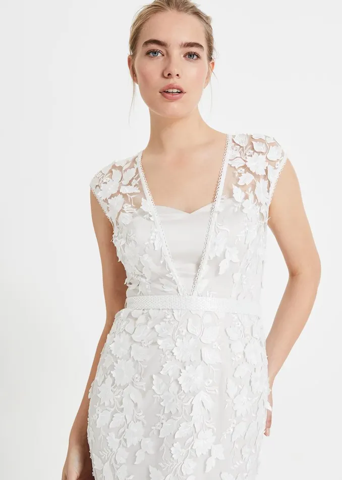 Phase Eight Dresses Peony 3d Lace Wedding Dress Almond 8211 Women