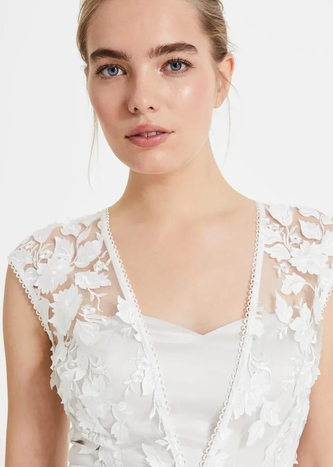 Phase Eight Dresses Peony 3d Lace Wedding Dress Almond 8211 Women