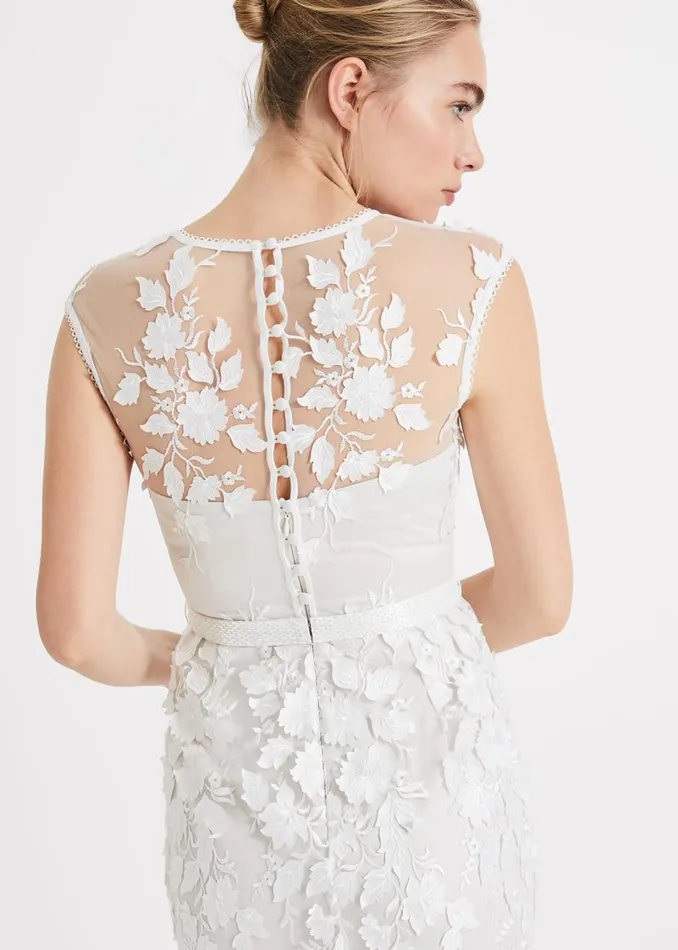Phase Eight Dresses Peony 3d Lace Wedding Dress Almond 8211 Women