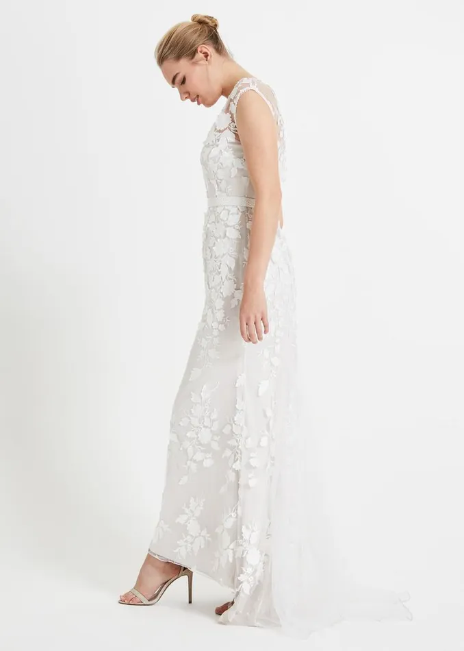 Phase Eight Dresses Peony 3d Lace Wedding Dress Almond 8211 Women