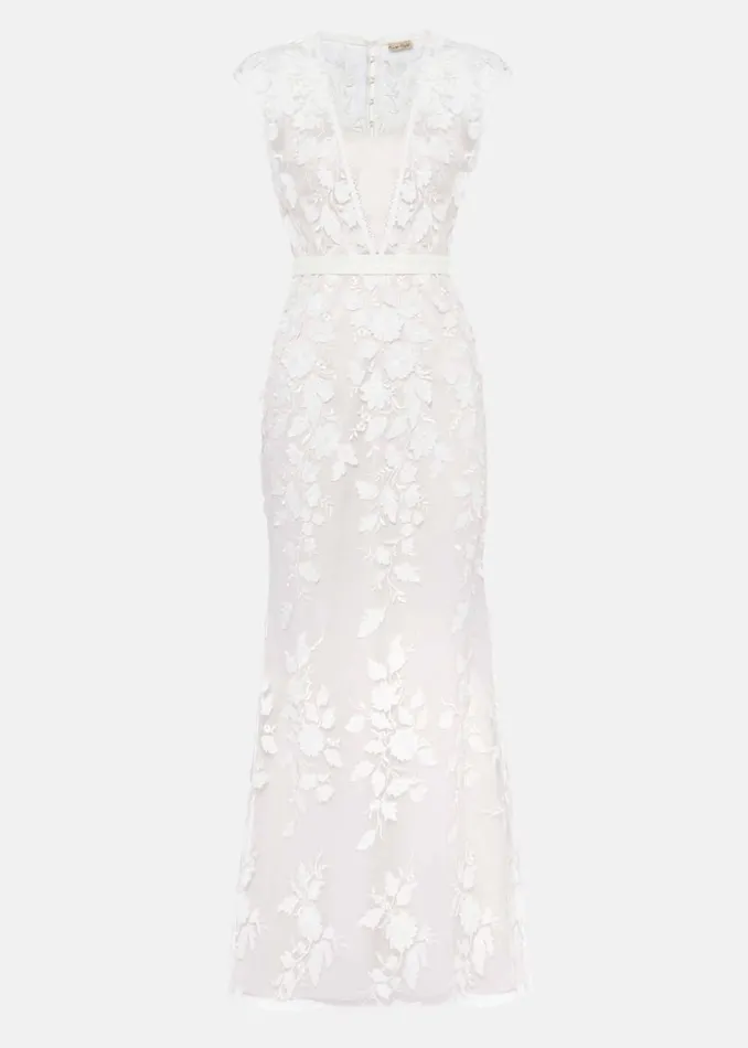 Phase Eight Dresses Peony 3d Lace Wedding Dress Almond 8211 Women