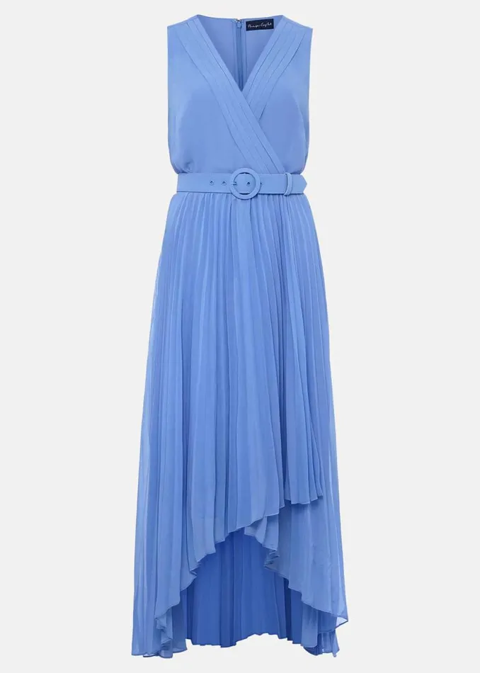 Phase Eight Dresses Petite Brianna Pleated Midaxi Dress Cornflower 8211 Women Phase Eight Dresses Petite Brianna Pleated Midaxi Dress Cornflower 8211 Women