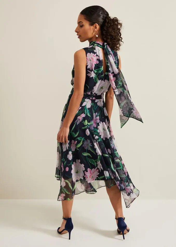 Phase Eight Dresses Petite Lucinda Floral Dress Multicoloured 8211 Women