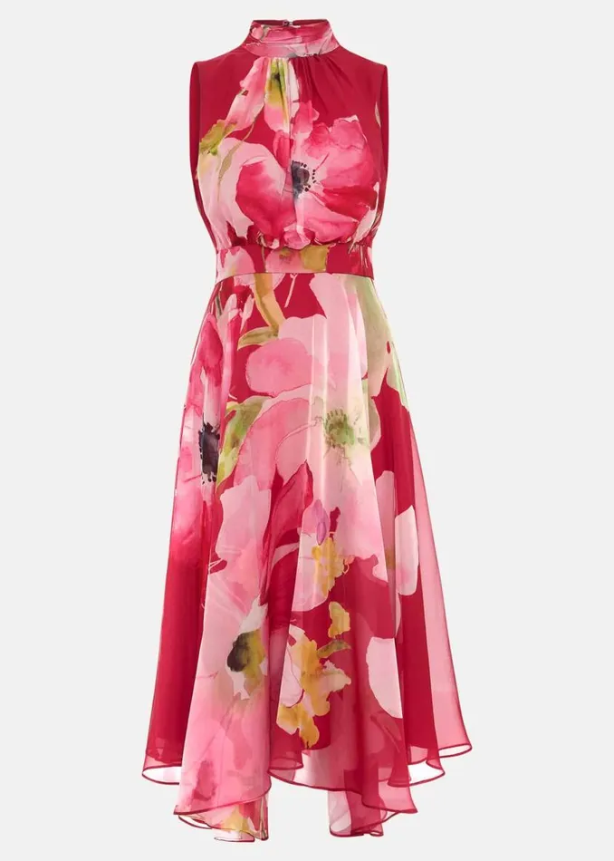 Phase Eight Dresses Petite Lucinda Floral Dress Multicoloured 8211 Women