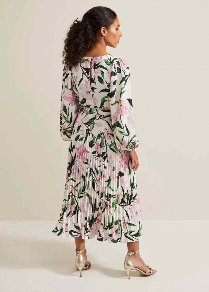 Phase Eight Dresses Petite Penny Floral Midi Dress Multicoloured 8211 Women