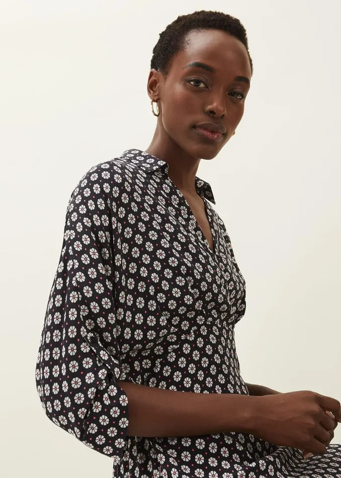 Phase Eight Dresses Ryleigh Geometric Print Midi Dress Blackraspberry 8211 Women Phase Eight Dresses Ryleigh Geometric Print Midi Dress Blackraspberry 8211 Women