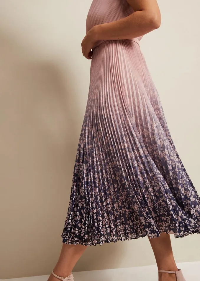 Phase Eight Dresses Simara Printed Midi Dress Multicoloured 8211 Women