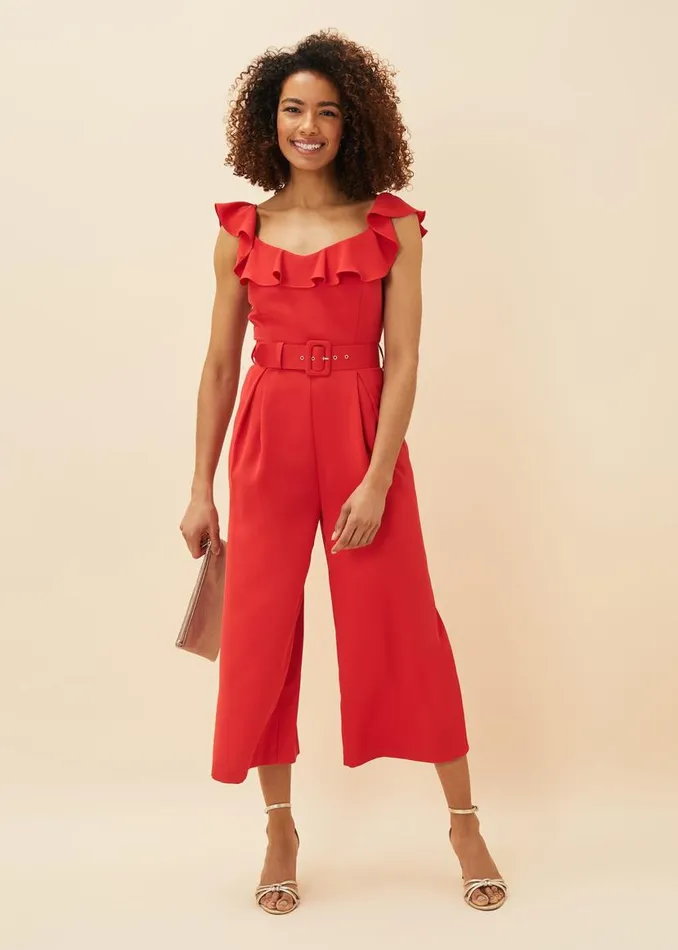 Phase Eight Dresses Tazanna Wide Leg Jumpsuit Fire 8211 Women