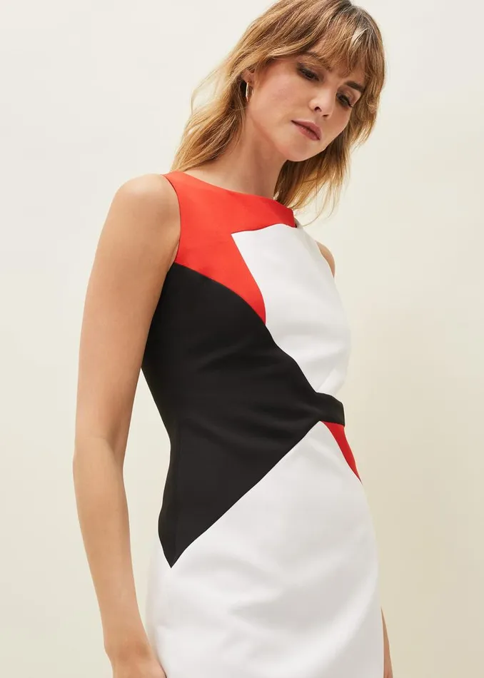 Phase Eight Dresses Valarie Colourblock Dress Multicoloured 8211 Women
