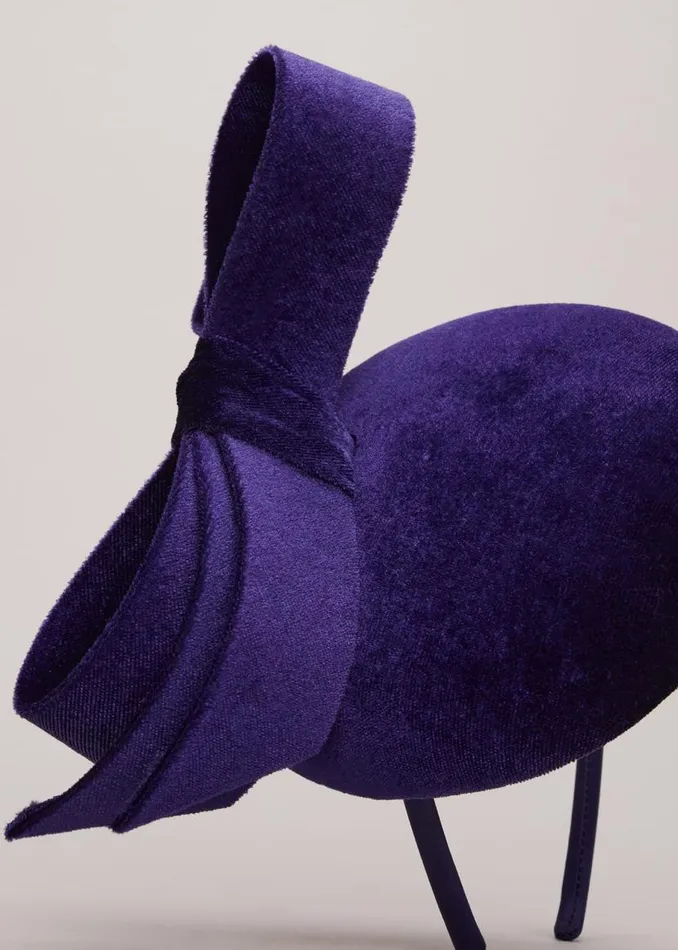 Phase Eight Fascinators and Hats Velvet Bow Pillbox Fascinator Cobalt 8211 Women Phase Eight Fascinators and Hats Velvet Bow Pillbox Fascinator Cobalt 8211 Women