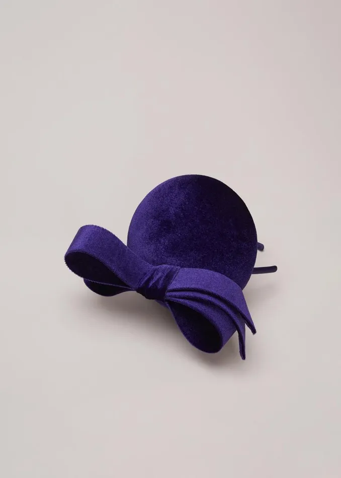 Phase Eight Fascinators and Hats Velvet Bow Pillbox Fascinator Cobalt 8211 Women Phase Eight Fascinators and Hats Velvet Bow Pillbox Fascinator Cobalt 8211 Women