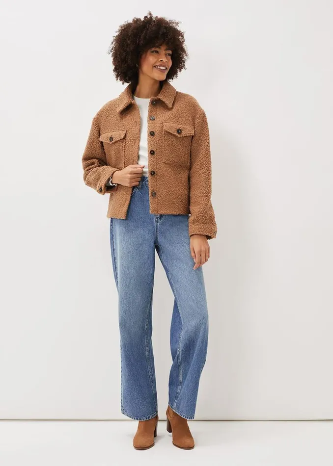 Phase Eight Jackets Blake Borg Jacket Camel 8211 Women