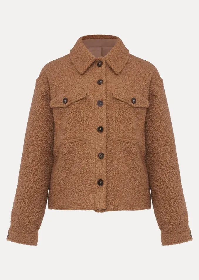 Phase Eight Jackets Blake Borg Jacket Camel 8211 Women