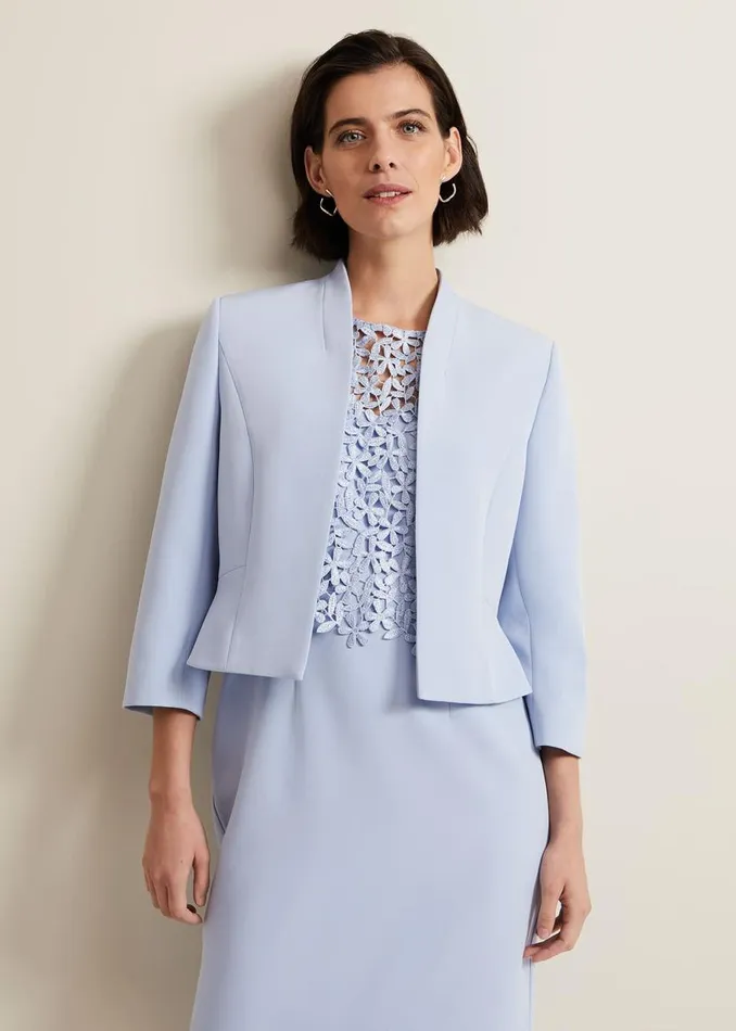 Phase Eight Jackets Daisy Jacket Pale Blue 8211 Women