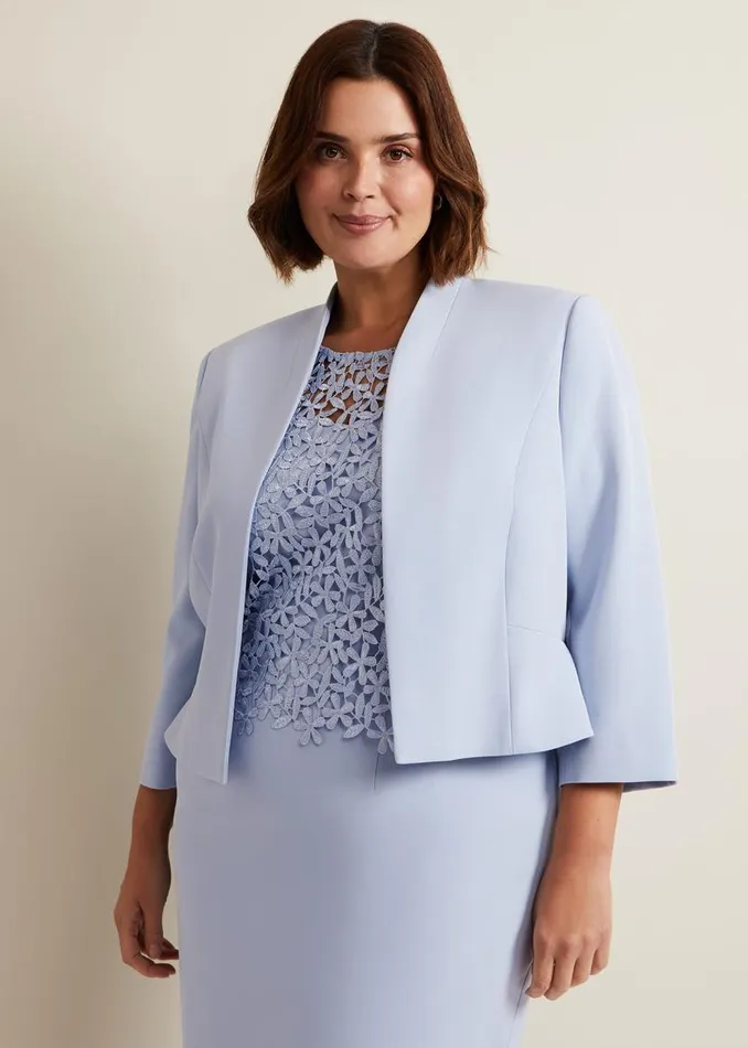 Phase Eight Jackets Daisy Jacket Pale Blue 8211 Women