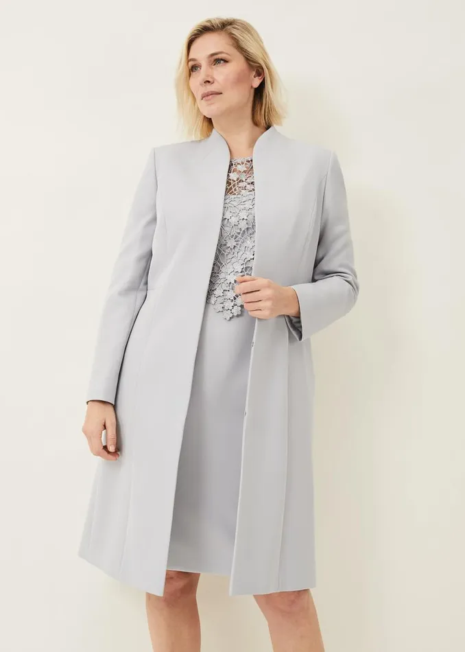 Phase Eight Jackets Myra Occasion Coat Mineral 8211 Women