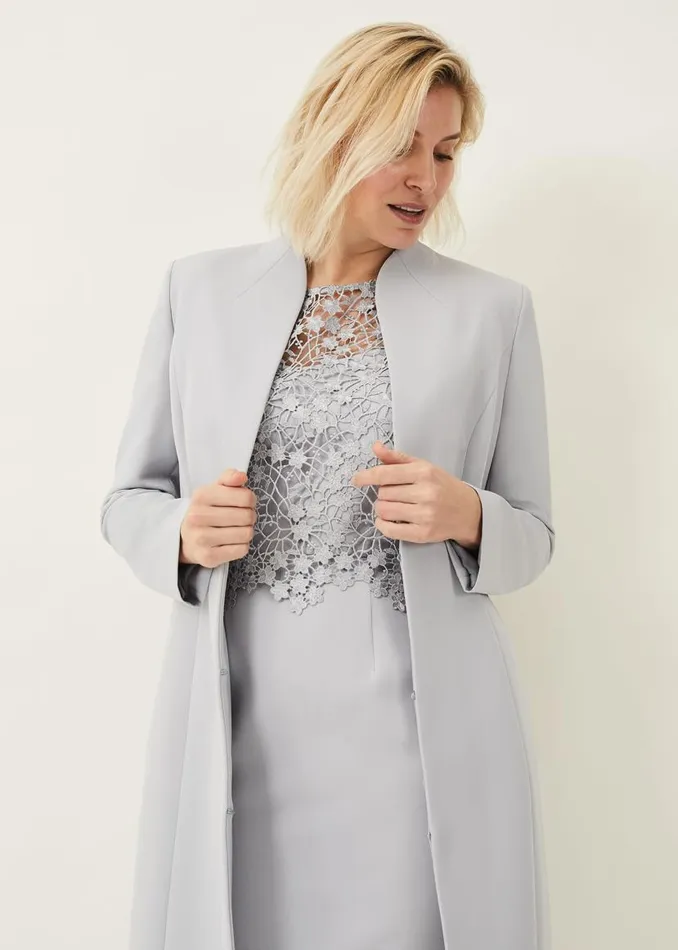 Phase Eight Jackets Myra Occasion Coat Mineral 8211 Women