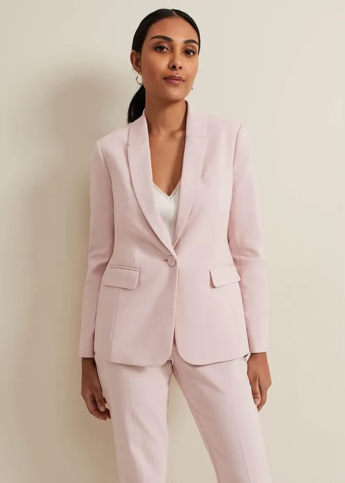 Phase Eight Jackets Petite Ulrica Fitted Jacket Antique Rose 8211 Women