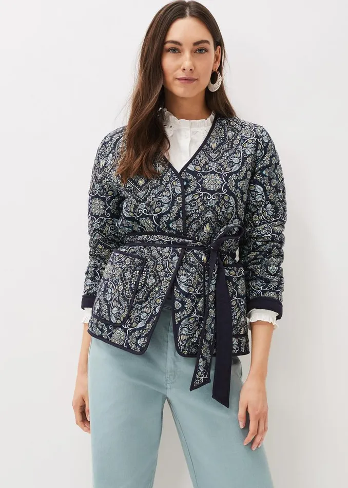Phase Eight Jackets Polly Paisley Reversible Quilted Jacket Navymulti 8211 Women Phase Eight Jackets Polly Paisley Reversible Quilted Jacket Navymulti 8211 Women