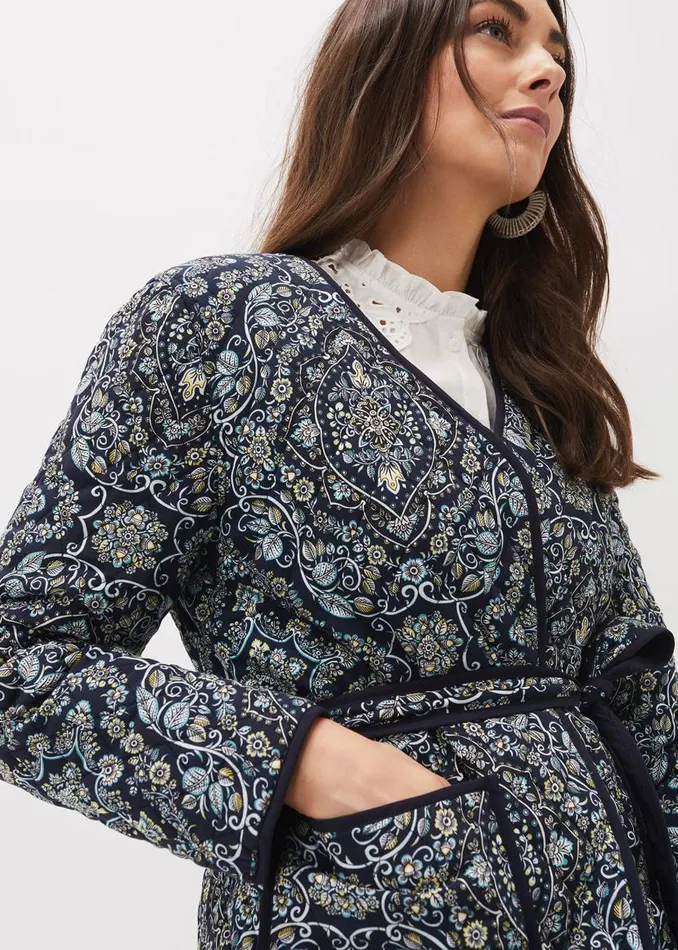 Phase Eight Jackets Polly Paisley Reversible Quilted Jacket Navymulti 8211 Women Phase Eight Jackets Polly Paisley Reversible Quilted Jacket Navymulti 8211 Women