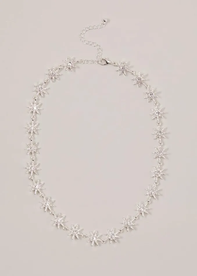 Phase Eight Jewellery Silver Plated Star Necklace Silver 8211 Women