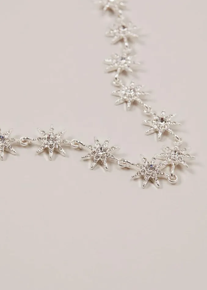 Phase Eight Jewellery Silver Plated Star Necklace Silver 8211 Women