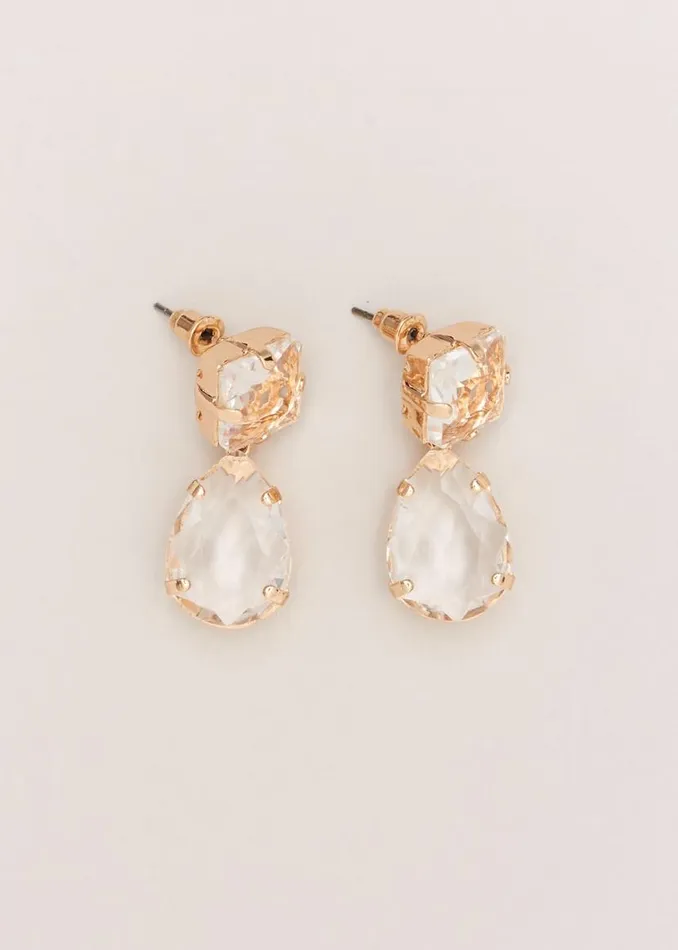 Phase Eight Jewellery Stone Teardrop Earrings Neutral 8211 Women